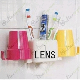 Multifunctional Bathroom Toothbrush Holder / Toothpaste Holder / Tumbler Holder Hidden HD 720P Spy Camera DVR